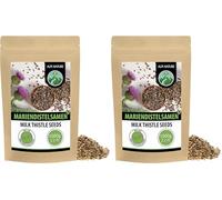 Alpi Nature Semillas de Cardo Mariano 1kg, Semillas Enteras para Preparar Cardo Mariano Infusión (Paquete de 2)