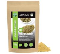 Alpi Nature Semillas de Hinojo Orgánica Molidas 500g, Semillas Hinojo Molidas en Polvo para Cocinar