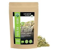 Alpi Nature Té Griego de Montaña Orgánico 200g, Tallos de Flores Cortadas, Hierba Sideritis Seca para Té