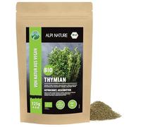 Alpi Nature Tomillo Orgánico Seco 125g, Hierba Seca y Frotada, Especia de Tomillo para Cocinar
