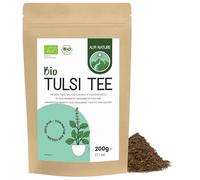 Alpi Nature Tulsi Té 200g, Tulsi Albahaca Sagrada Seca y Frotada, Hojas Sueltas de Tulsi