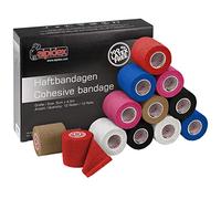 ALPIDEX 12 Rollos Venda Adhesiva 5 cm x 4,5 m Venda Cohesiva Envoltura Tape Deportiva Bendaje Autoadhesiva Mano Rodillas Tobillo Vet Wrap Perro Gato Caballo, Color:colores surtido
