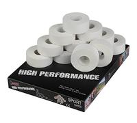 ALPIDEX 12 x Sport Tape 2.5 cm x 10 m Cinta Dedo Adhesiva Deportiva Borde Serrado 100% Algodón Balonmano Fútbol Voleibol Escalada