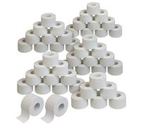 ALPIDEX 48 x Cinta Adhesiva Deportiva 3,8 cm x 10 m Blanco Sport Tape 100% Algodón Inelástica Balonmano Fútbol Voleibol Escalada