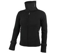 ALPIDEX Chaqueta Forro Polar Mujer Cuello Alto Cremallera Sudadera Otoño Invierno Primavera Ciente Suéter Manga Larga Piel Suave Aire Libre, Tamaño:L, Color:black