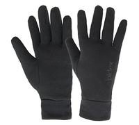 ALPIDEX Guantes Interiores Running Correr Ciclismo Invierno Ligeros Finos Calientes Primera Capa Termico Deportivo, Tamaño:L, Color:Black