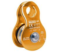 ALPIDEX Polea 20 kN Mobile Pulley Bloque Polipasto EN12278 Cuerda 11 mm