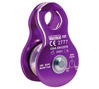 ALPIDEX Polea 20 kN Mobile Pulley Bloque Polipasto EN12278 Cuerda 11 mm