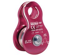 ALPIDEX Polea 20 kN Mobile Pulley Bloque Polipasto EN12278 Cuerda 11 mm | Descenso, Cabrestante, Aparejo, Alpinismo, Aluminio, Acero Inoxidable, Mosquetón, Árbol, Carga Pesada, Colores