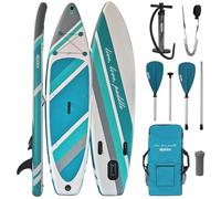 ALPIDEX Tabla Hinchable Surf Stand Up Paddle Board 320 x 76 x 15 cm ISUP Peso Máximo 130 kg Sup Ligero Estable Juego Completo, Color:Earth