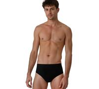 ALPIN LOACKER Calzoncillos Tipo bóxer de Lana Merino para Hombre, Calzoncillos Deportivos, Ropa Interior de Merino Transpirable y de Secado rápido, Slip Black, M