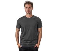 ALPIN LOACKER Camiseta de Manga Corta con Lana Merino - Suave, Secado Rápido y Termorreguladora para Deportes, Senderismo, Escalada, Trekking y Esquí - Hombre