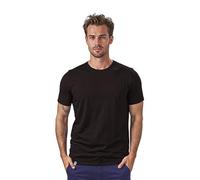 ALPIN LOACKER Camiseta de Manga Corta con Lana Merino - Suave, Secado Rápido y Termorreguladora para Deportes, Senderismo, Escalada, Trekking y Esquí - Hombre