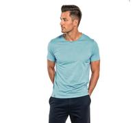 ALPIN LOACKER Camiseta de Manga Corta con Lana Merino - Suave, Secado Rápido y Termorreguladora para Deportes, Senderismo, Escalada, Trekking y Esquí - Hombre