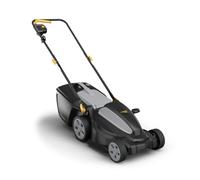 Alpina AL1 38 E - Cortacésped eléctrico (1400 W, 38 cm, Cesta de 40 L, Ajuste Central de 6 Niveles, césped de hasta 500 m²)