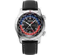 Alpina Analógico Modelo AL-255BRB4S26 Startimer Pilot Worldtimer Mens Watch 41mm 10ATM. Marca