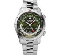 Alpina Reloj Analógico para Hombre de Cuarzo con Correa en Acero Inoxidable mid-39671
