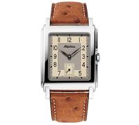 Alpina Analógico Modelo AL-530SAC3C6 Heritage Carree Automatic Mens Watch 33mm 3ATM. Marca