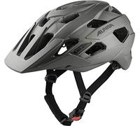 ALPINA ANZANA - Casco de Bicicleta óptimamente Adaptable, Ligero y Seguro con mosquitero y LED readaptable, para Adultos, Gris café Mate, M (52-57 cm)