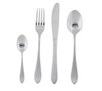 Alpina Cubiertos para 4 Personas / 16 Piezas-Cuchillos, Tenedores, cucharas, cucharillas-Acero Inoxidable, Plateado, One Size