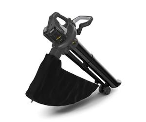 Alpina AVS 20 Li Kit - Aspirador de Hojas, soplador de Hojas, trituradora - Motor de 600 W, Saco de 45 L, batería de 20 V, Cargador - Compacto y Ligero