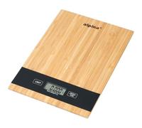 Alpina Báscula digital de cocina (5 kg, acero inoxidable, con pantalla LCD, función de tara)
