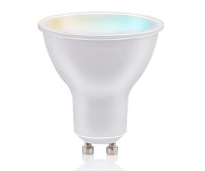 alpina Bombilla inteligente para el hogar inteligente - GU10-5 W - Lámpara LED regulable - con aplicación Smart Home - Amazon Alex - Google Home