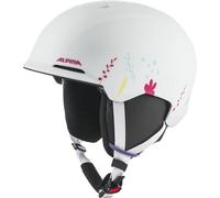 ALPINA Brix Jr Casco de esquí, Juventud Unisex, Blanco Mate, 48-52