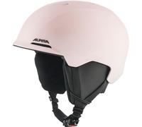 ALPINA Brix Jr - Casco de esquí Seguro y Ligero para niños, con Almohadillas de Orejas extraíbles, óptima absorción de Impactos y Buena ventilación, Light-Rose Matt, M (55-59)