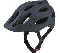 ALPINA Carapax 2.0 - Casco de Ciclismo Ligero, Estable y cómodo con Red antimosquitos y Almohadillas antibacterianas para Adultos, protección óptima - Smoke Blue Matt - 57-62