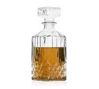 alpina Classic decantador de vidrio para whisky, coñac, licor - decantador de whisky - botella de whisky - aprox. 800 ml