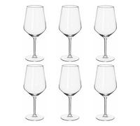 alpina Copas de Vino Tinto - Copas Vino 6 Piezas - Copa Vino 53cl - Regalo Cumpleaños - Regalos Originales Para Mujer y Parejas - Transparante - Vidrio