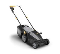 Alpina - Cortacésped eléctrico AL1 34 E - Motor 1200 W, Ancho de Corte 34 cm, 6 Alturas de Corte, Bandeja para Hierba 35 L