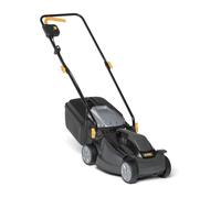 Alpina Cortacésped eléctrico BL 320 E, Ancho de corte 32 cm, Motor de 1000 W, Hasta 300 m², Altura de corte regulable en 3 posiciones, Bolsa de recogida de 25 l