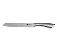alpina Cuchillo de Pan, Metal, Plata, One Size