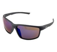 ALPINA DEFEY - gafas deportivas y de ciclismo espejadas e irrompibles para adultos, anti-vaho, irrompibles, con protección UV-A, UV-B y UV-C - black matt (blue) - one Size