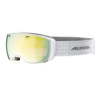 Alpina Estetica Qv Gafas Esquí Gafas de Nieve Snowboard Blanco / Oro