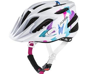 ALPINA FB 2.0, Casco De Bicicleta Niñas, White-Butterfly, 50-55