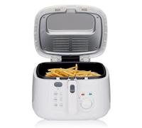 Alpina Freidora - Freidora - 1800 vatios - 2,5 litros - Hasta 190 ºC - Blanco