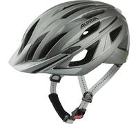 ALPINA Gent MIPS - Casco de Bicicleta para Adultos - Dark-Silver Matt - 51-56 cm