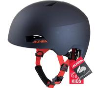 Alpina Hackney Casco de Bicicleta, Unisex Niños, Indigo, 51-56 cm