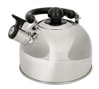 alpina Hervidor de Agua - Tetera con Silbato - 1,8L - Acero Inoxidable - Inducción y Gas - Ø 19CM - Plata