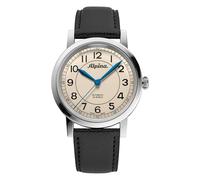 Alpina Hombre Analógico Automático Reloj con Correa de Cuero AL-520BG3SH6