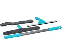 alpina - Kit de Lavado de Ventanas, 5 Piezas, Azul/Negro/Gris