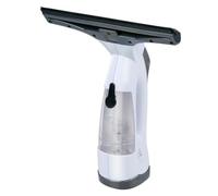 Alpina Limpiador de Vidrios Eléctrico - Rasqueta de Cristal con Succión - Inalámbrico con Autonomía de 30 minutos - Aspirador de Vidrios Recargable - Depósito de Agua Desmontable de 70 ml - Blanco
