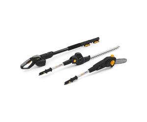 Alpina Multiherramienta AMT 20 Li Kit, Podadora telescópica de 20 cm, Accesorio Cortasetos con Cuchillas de 45'5 cm, para Recortar y podar en Alturas, Batería de 20V, Batería y Cargador incluidos