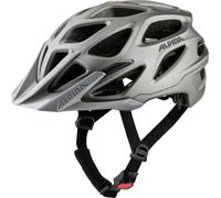 ALPINA Mythos 3.0 - Casco de Bicicleta Ligero y Bien ventilado para Adultos - Casco Ajustable con Almohadillas antibacterianas para una Comodidad y protección óptimas, Plata Oscura Mate, 52-57 cm
