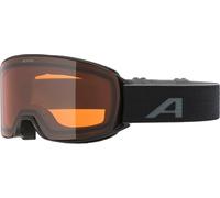 ALPINA NAKISKA Q-LITE - Gafas de esquí OTG antivaho, extremadamente robustas e irrompibles, con 100% de protección UV para adultos, black matt