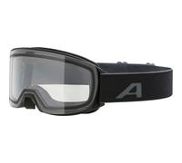 ALPINA NAKISKA Q-LITE - Gafas de esquí OTG antivaho, extremadamente robustas e irrompibles, con 100% de protección UV para adultos, black matt