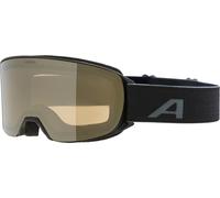 ALPINA NAKISKA Q-LITE - Gafas de esquí OTG antivaho, extremadamente robustas e irrompibles, con 100% de protección UV para adultos, black matt